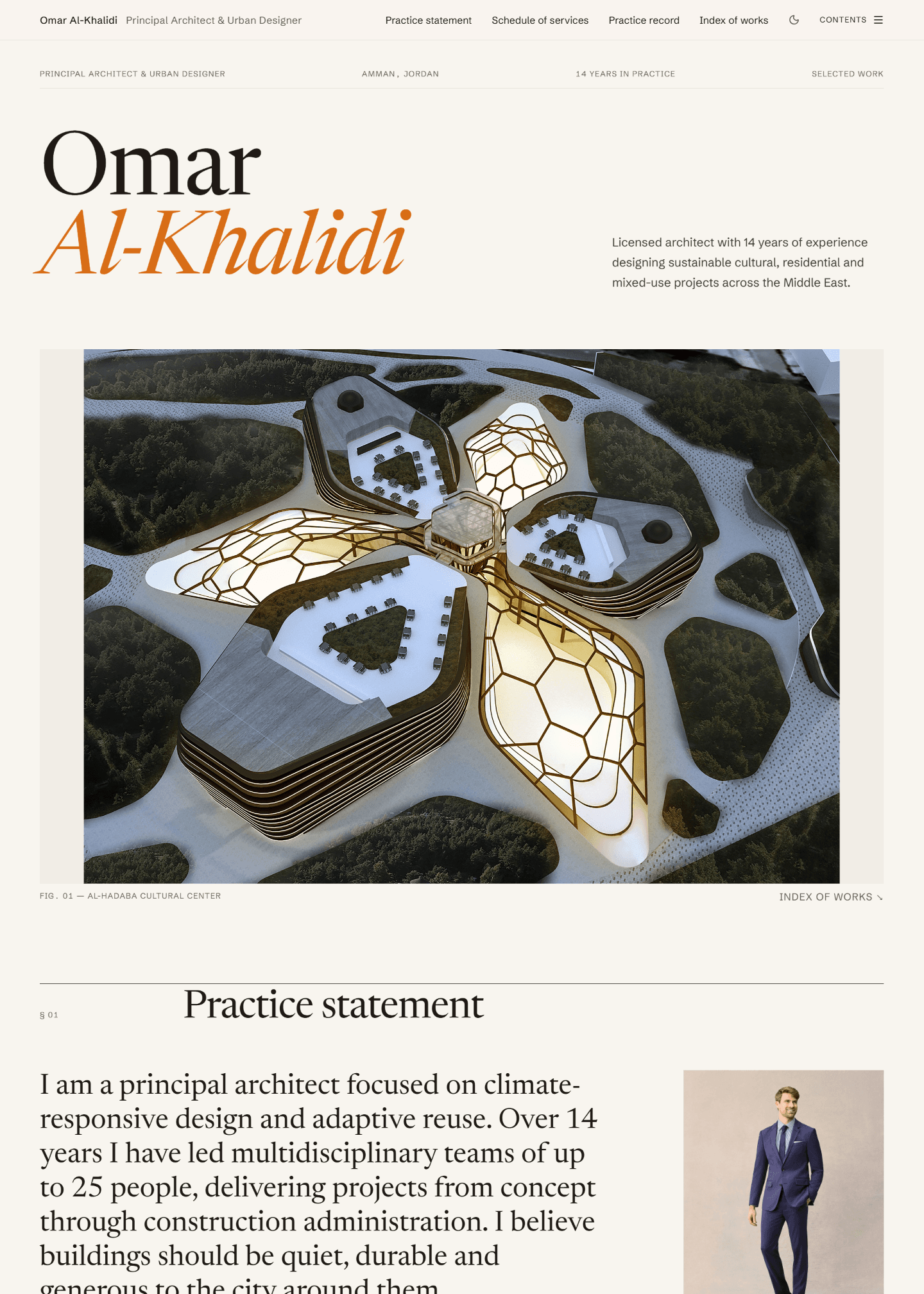 Atelier portfolio template