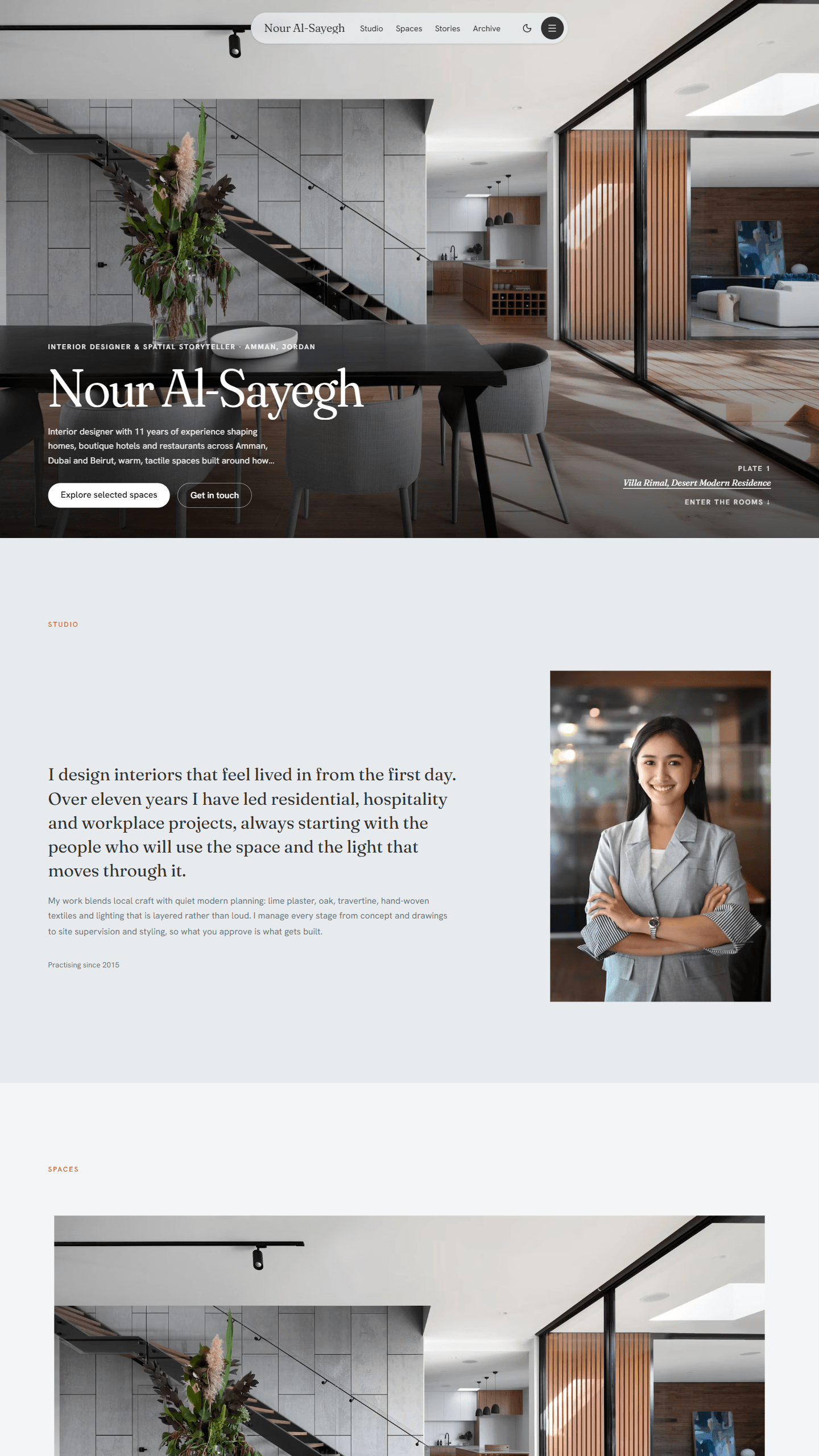 Ambit portfolio template
